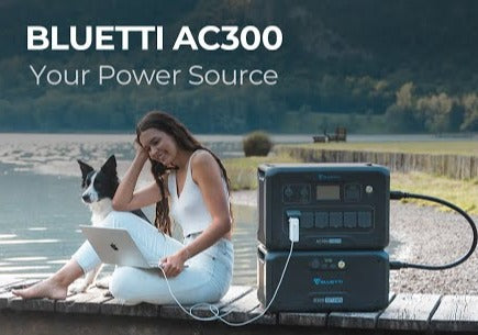 BLUETTI AC300 + B300 EXPANDABLE HOME & PORTABLE POWER STATION | 3000W (6000W SURGE) 3072WH