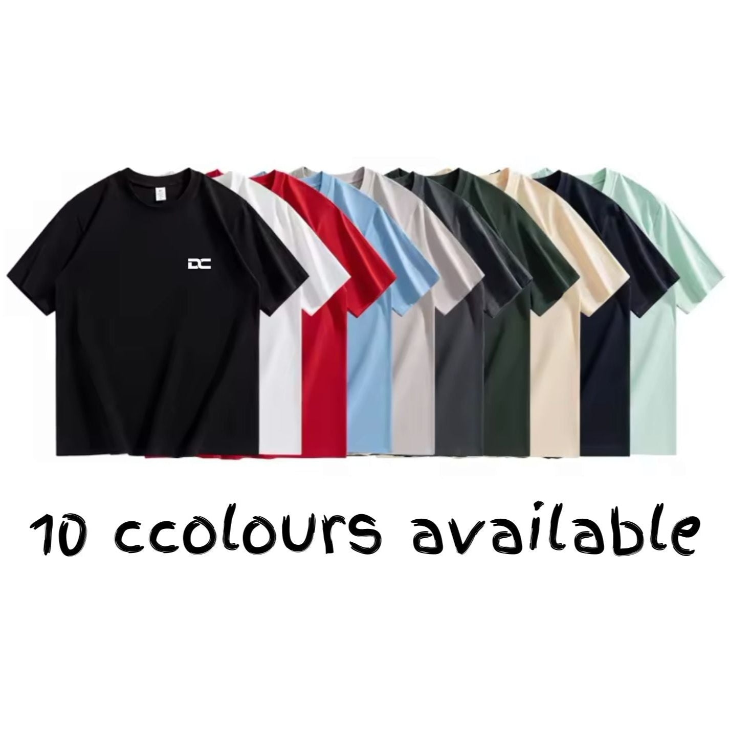 DC NEED MONEY FOR "CUSTOM TEXT" T-shirt (10 colours available)
