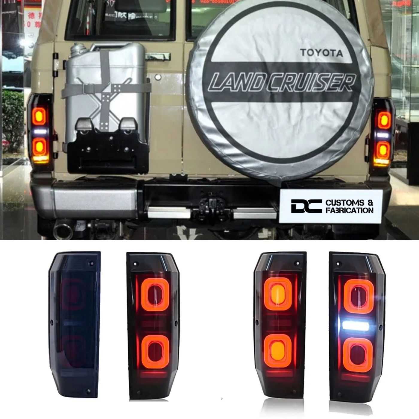 Toyota LandCruiser 76 and prado kzj78 1984-2026 Taillights – DC