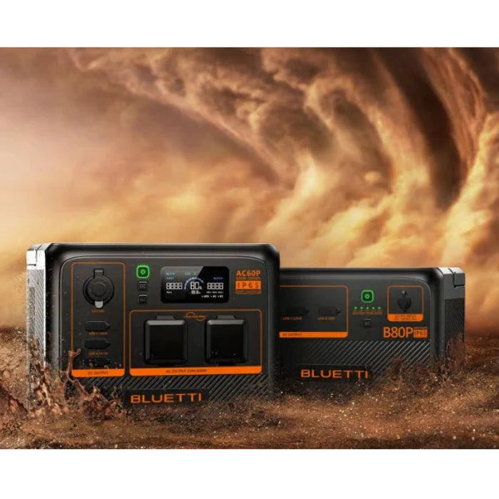BLUETTI B80P EXPANSION BATTERY & USB/12VDC UPS POWER STATION | 806WH - FOR AC60P ONLY