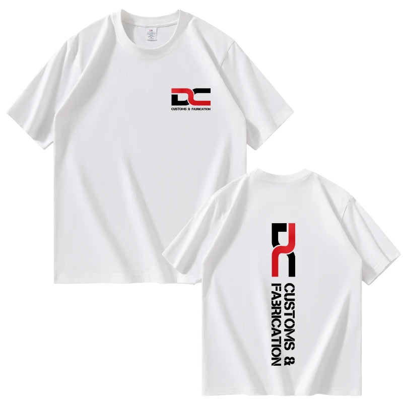 DC Customs & Fab classic spine logo T-shirt (Black) & (white)