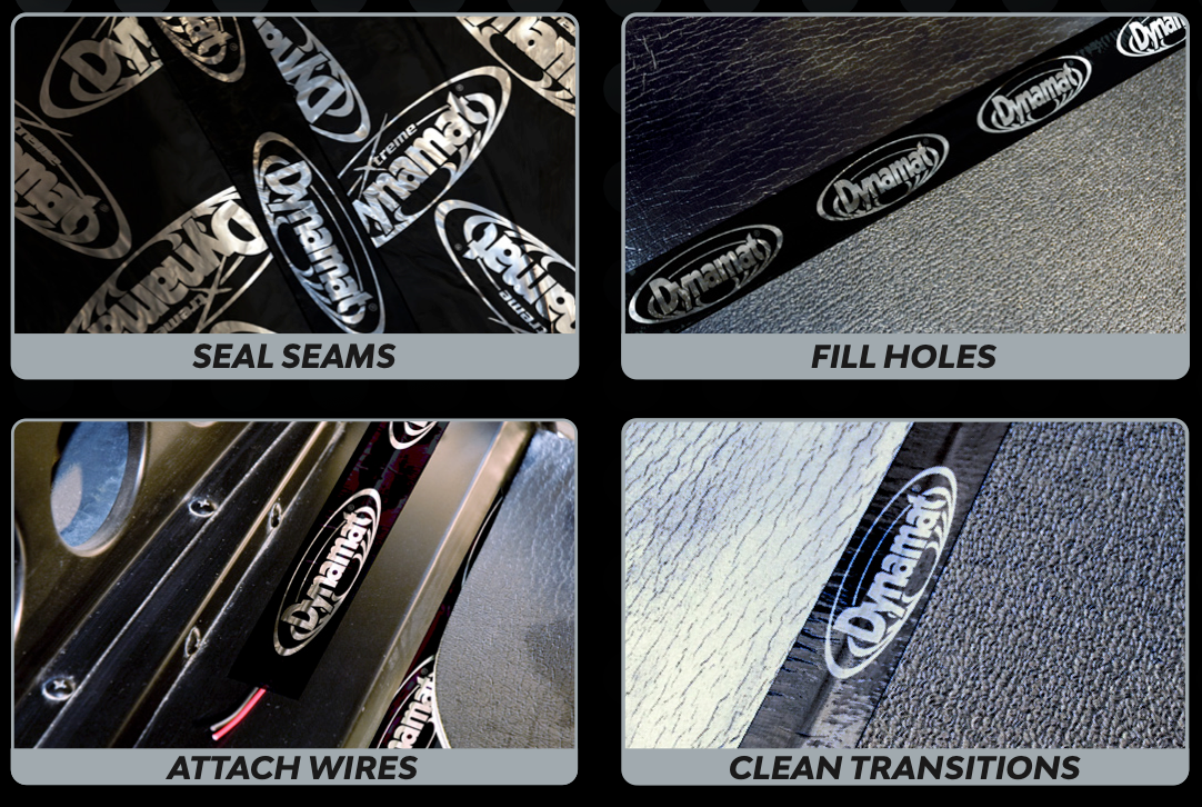 DYNAMAT DYNATAPE HIGH PERFORMANCE ALUMINIUM FINISHING TAPE PER ROLL