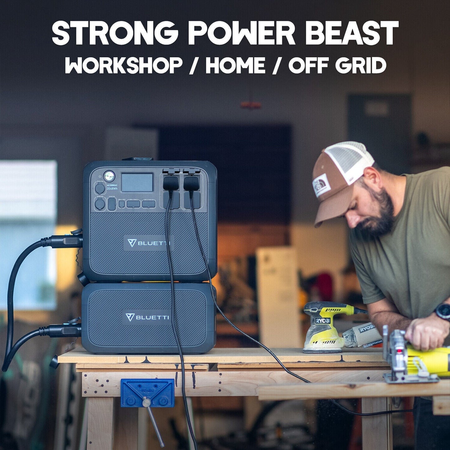 BLUETTI AC200MAX + B230 EXPANDABLE PORTABLE POWER STATION | 2200W (4800W SURGE) 4096WH