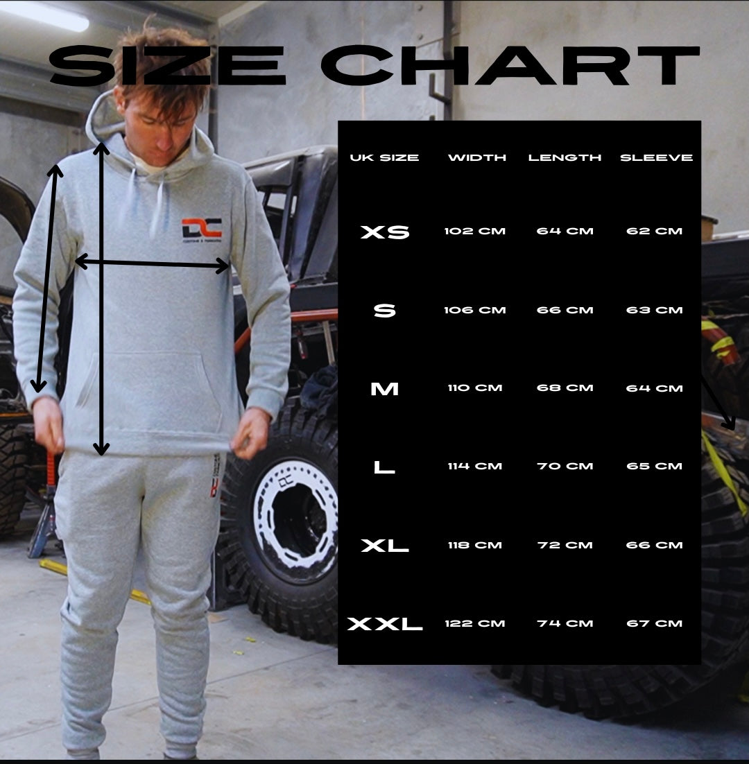 DC Customs & Fab classic spine logo tracksuit (Grey)