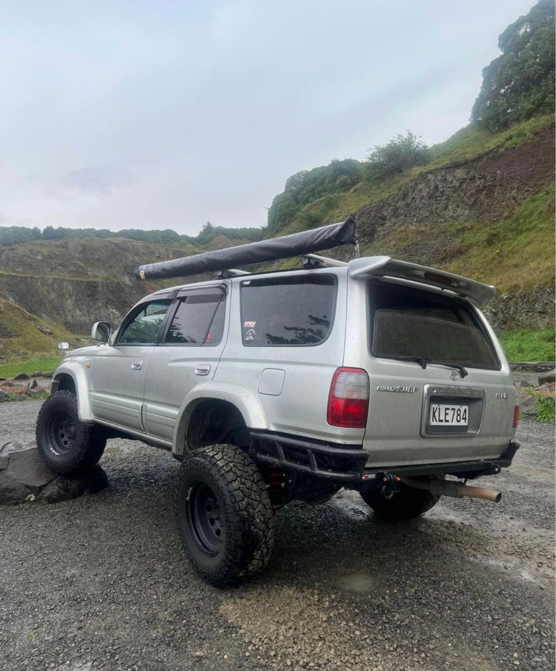 Custom rear bumper