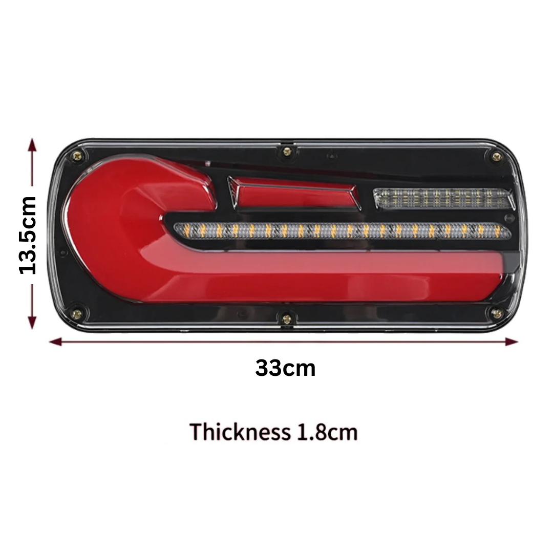 BMW style Tail Lights For Tray/Trailer in 12v & 24v