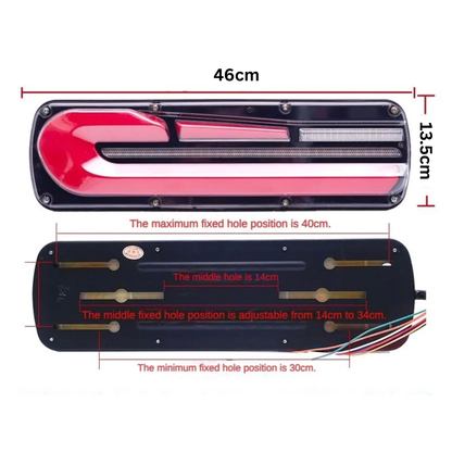 BMW style Tail Lights For Tray/Trailer in 12v & 24v