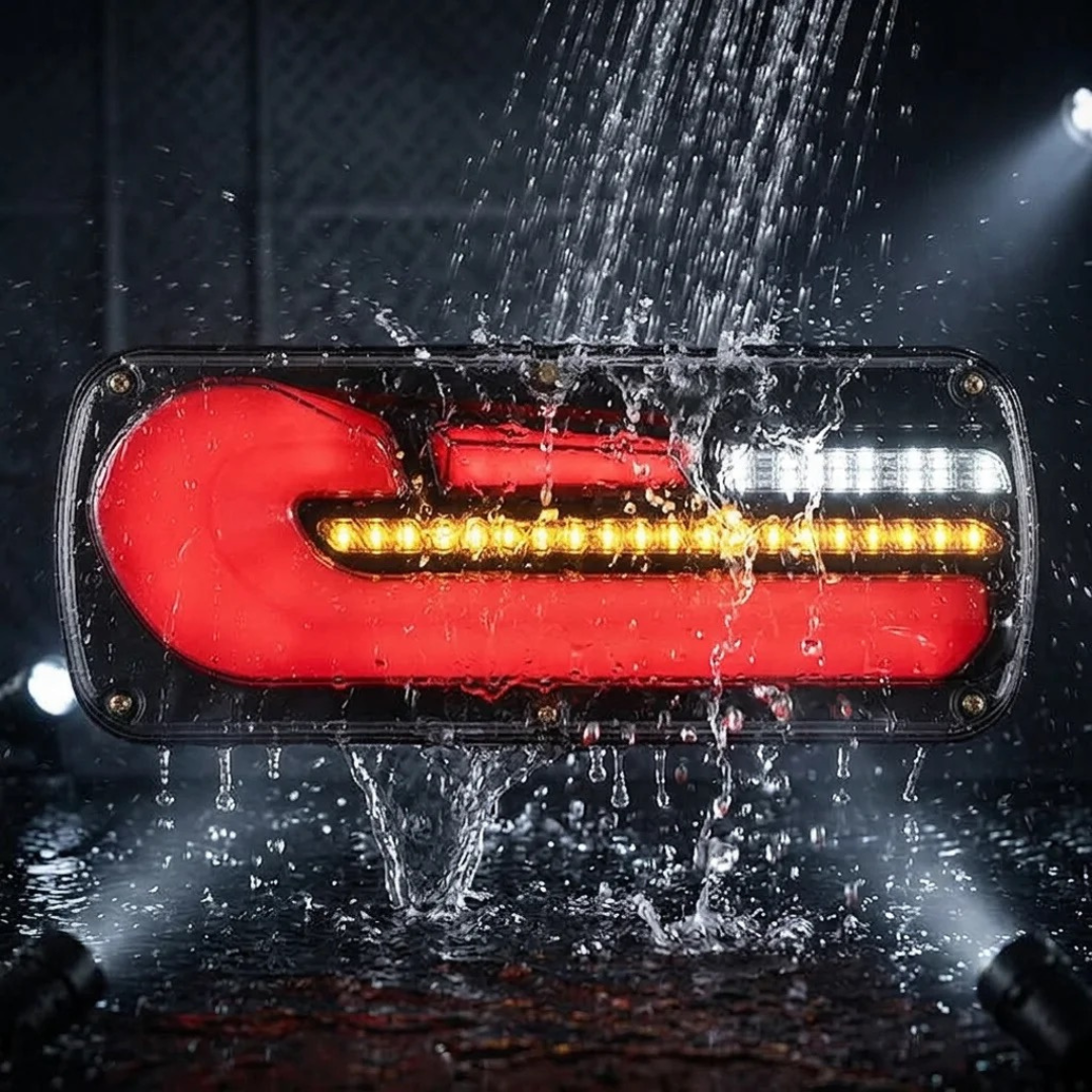 BMW style Tail Lights For Tray/Trailer in 12v & 24v