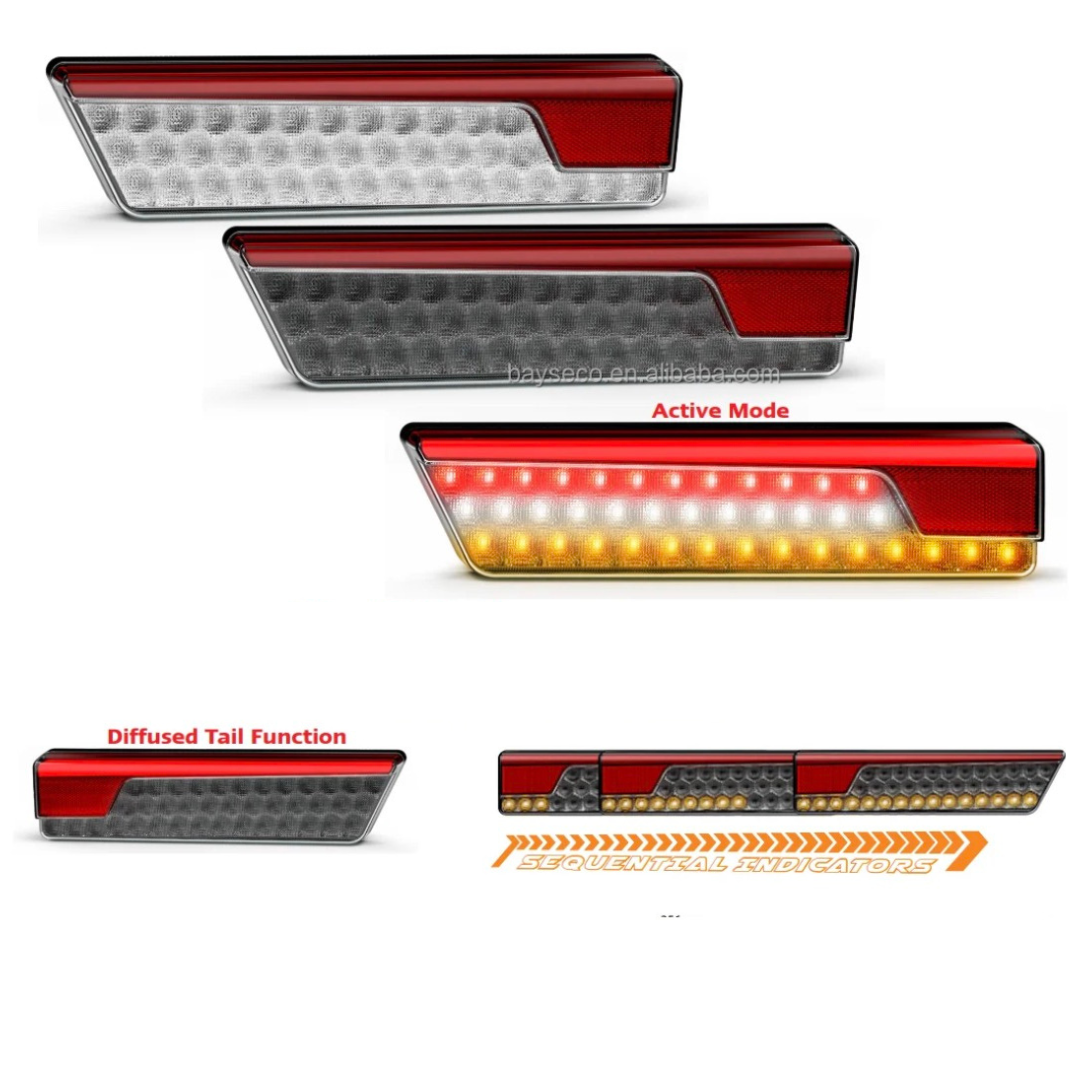 LED Autolamps 355 Series Multi Volt - 355BARWM-2 Taillights