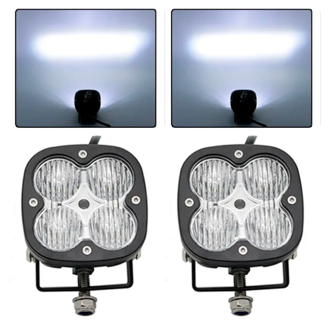 3" BLACK LED Spot Flood Combo Beam LIGHT POD - UNIVERSAL