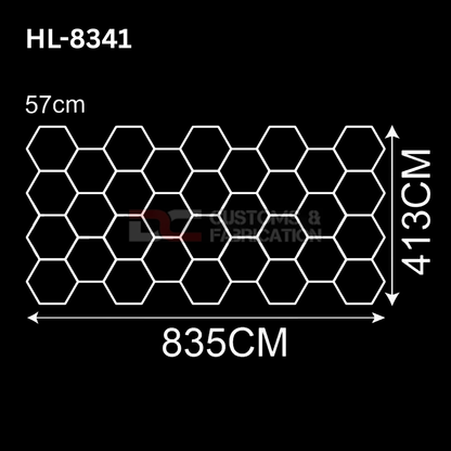 Hexagon Led Tube Ceiling  Lighting 6500k  110V-240V (35 Sizes)