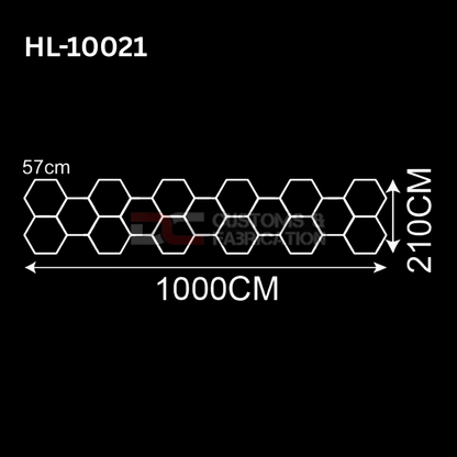 Hexagon Led Tube Ceiling  Lighting 6500k  110V-240V (35 Sizes)