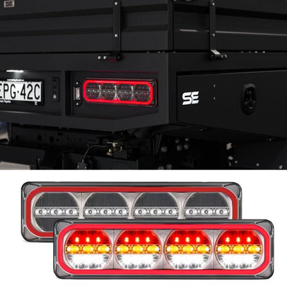 LED Autolamps 12/24V Stop/Tail/Seq-Ind - 385ARRMB