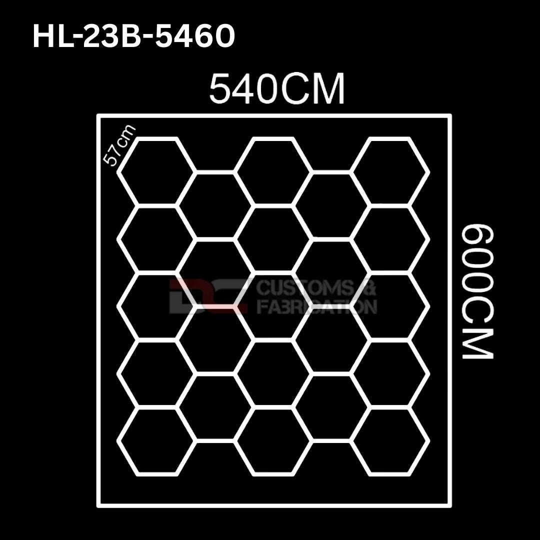 Hexagon Led Tube Ceiling  Lighting 6500k  110V-240V (35 Sizes)