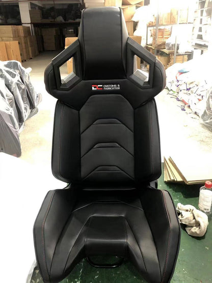DC CUSTOMS & FABRICATION LUXURY BUCKET RECLINABLE SEATS - PAIR