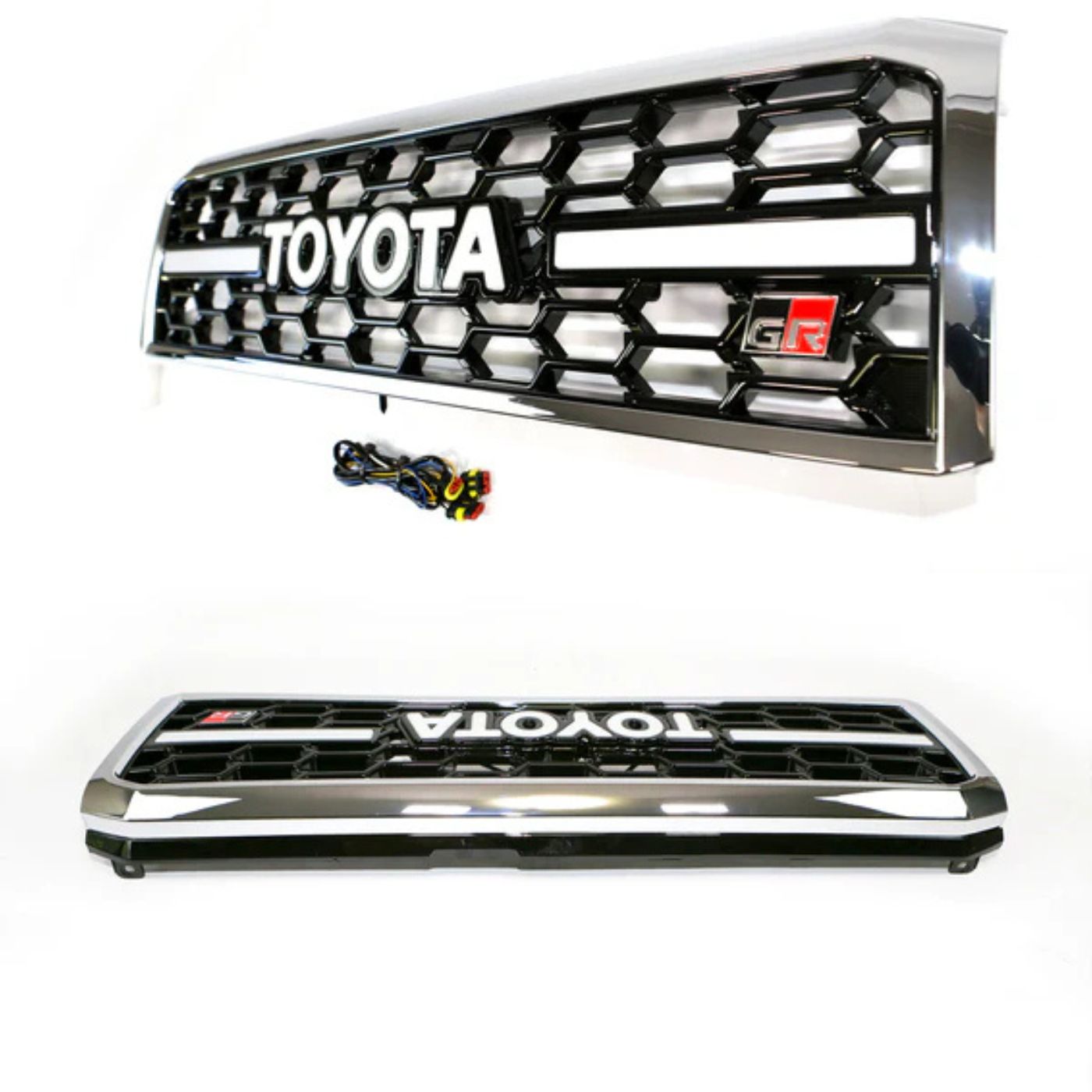 Toyota LANDCRUISER 70, 79 & 76 2006-2023 LED GR TOYOTA logo Grill