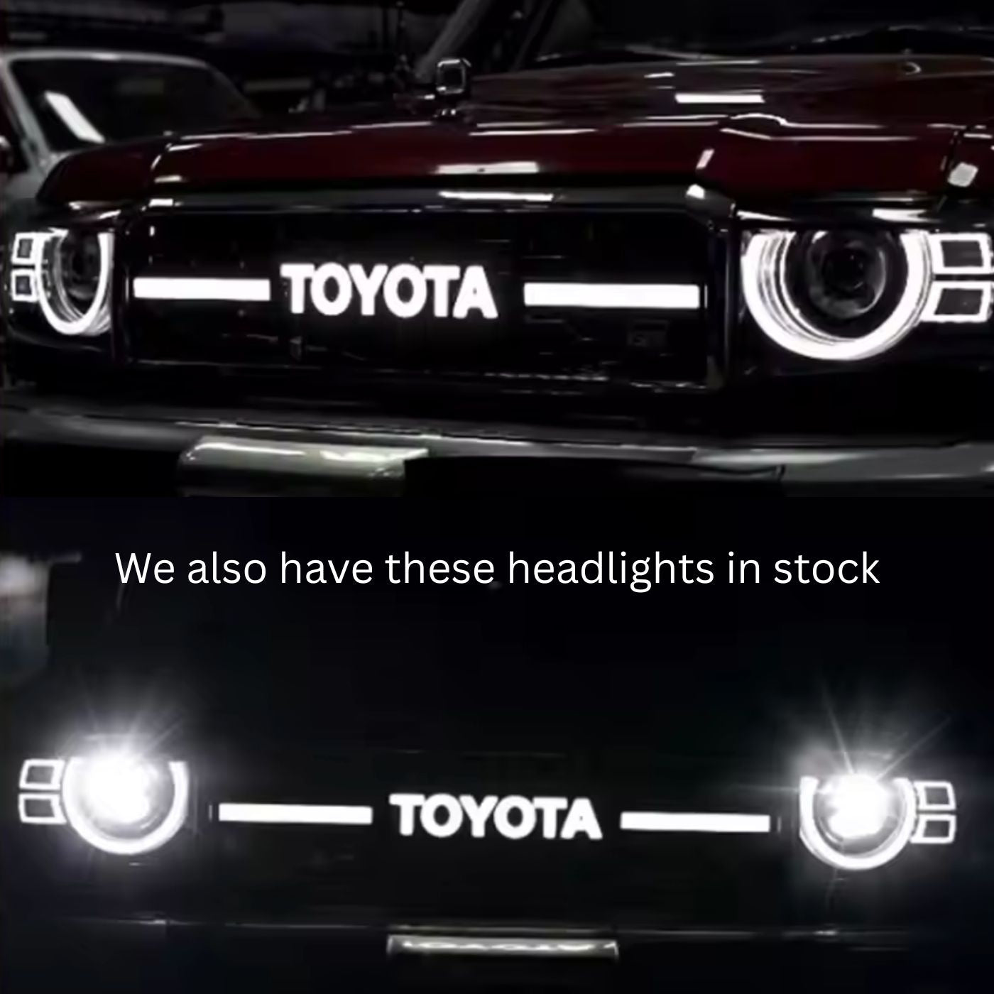 Toyota LANDCRUISER 70, 79 & 76 2006-2023 LED GR TOYOTA logo Grill