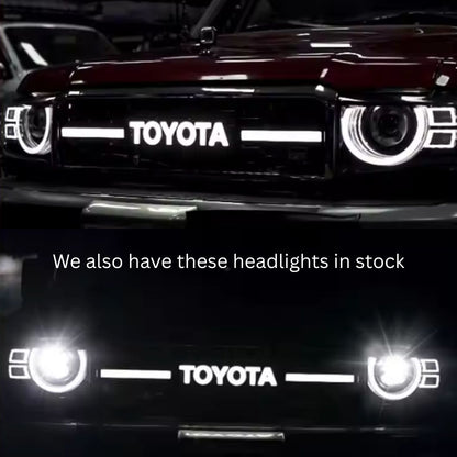 Toyota LANDCRUISER 70, 79 & 76 2006-2023 LED GR TOYOTA logo Grill