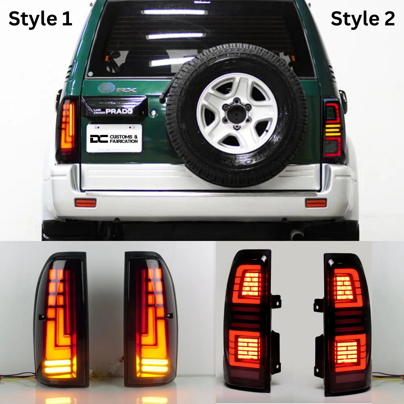 1996 - 2002 Toyota Prado J90 series Taillights