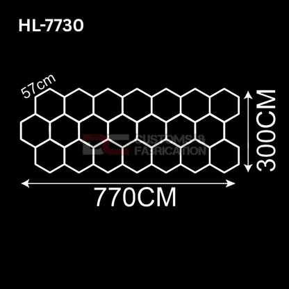 Hexagon Led Tube Ceiling  Lighting 6500k  110V-240V (35 Sizes)
