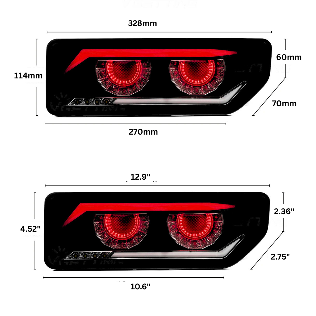 Suzuki Jimny 2018+ or Universal LED tail lights