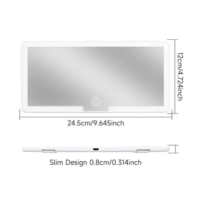 Ultra Thin Sun Visor LED Mirror