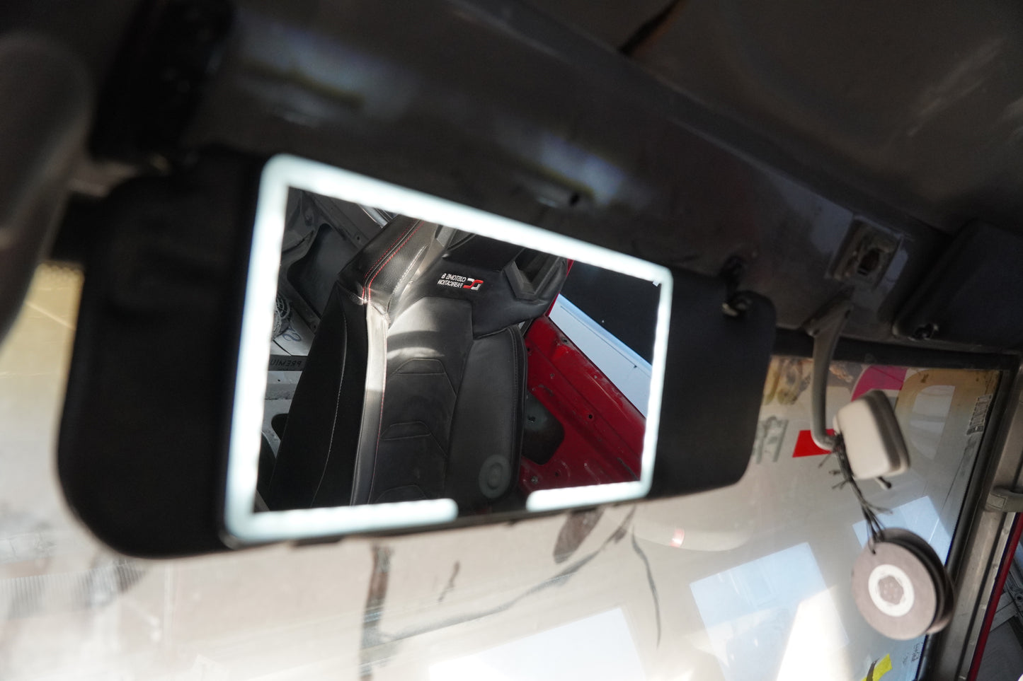 Ultra Thin Sun Visor LED Mirror