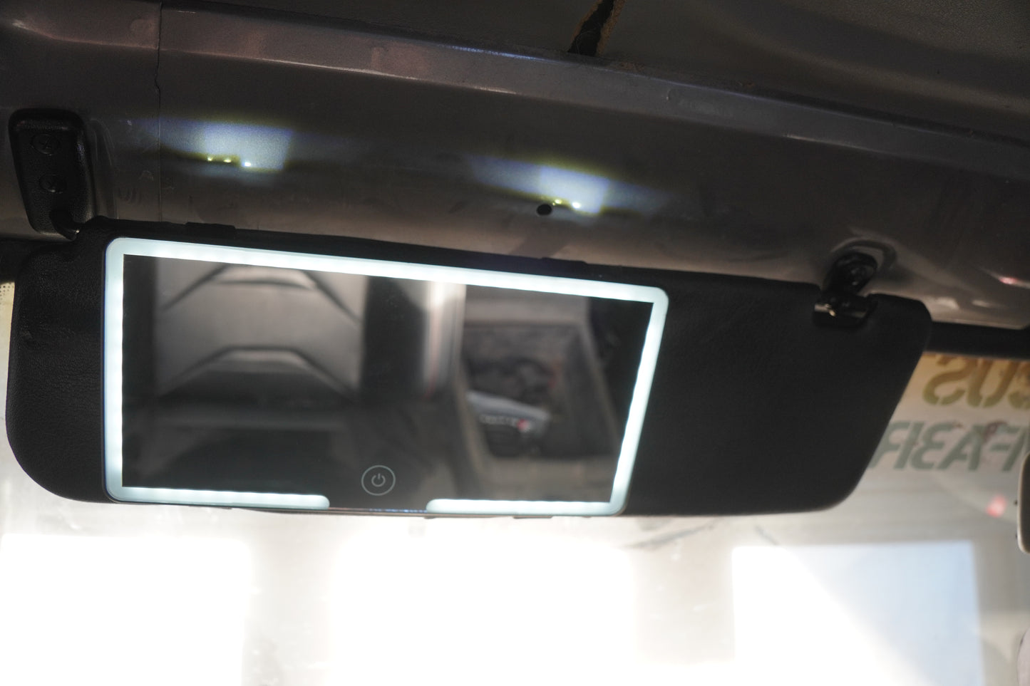Ultra Thin Sun Visor LED Mirror