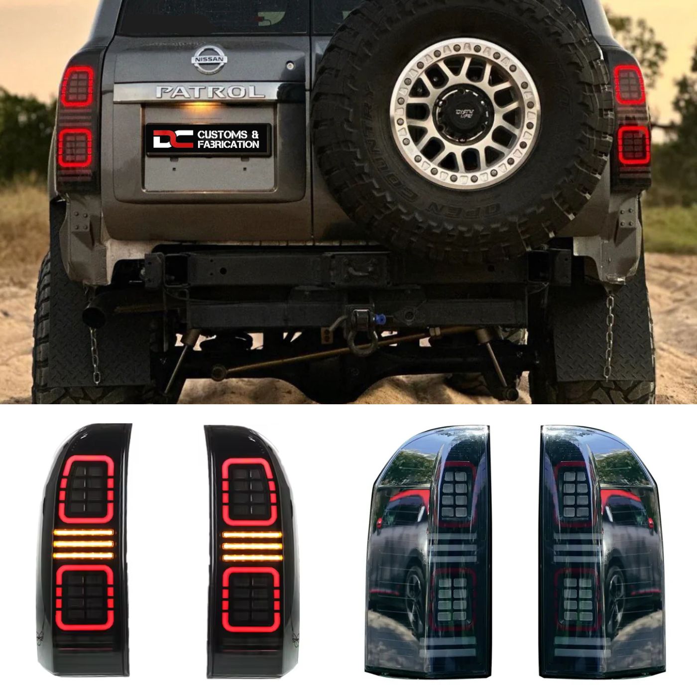 2004 - 2022 PATROL Y61 SERIES 4 LED Taillights