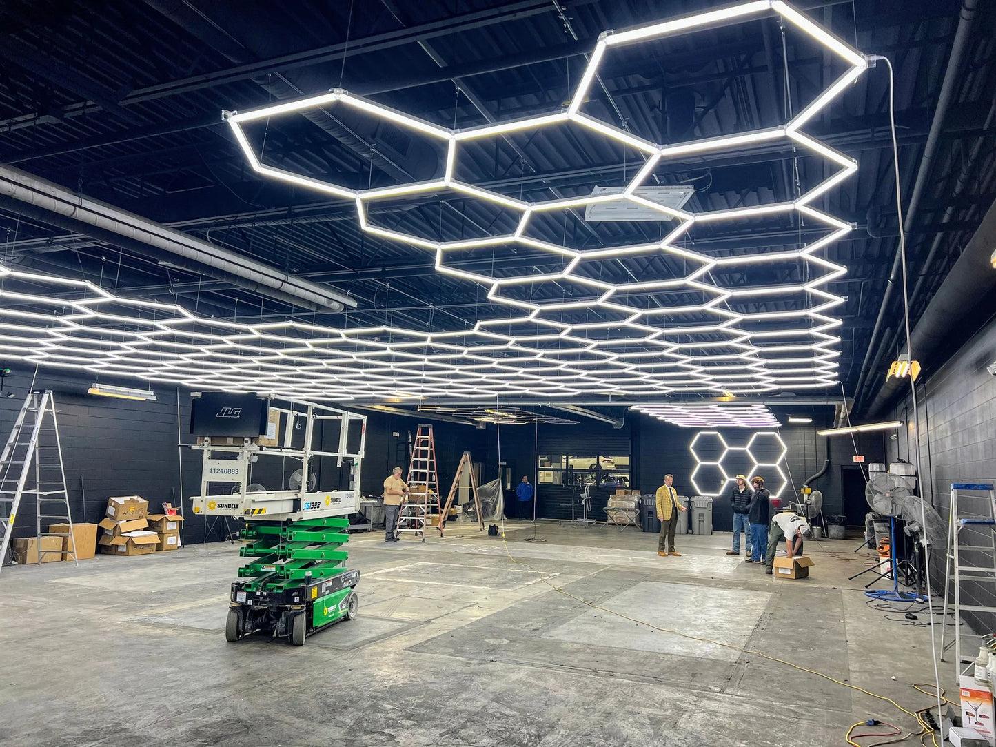 Hexagon Led Tube Ceiling  Lighting 6500k  110V-240V (35 Sizes)