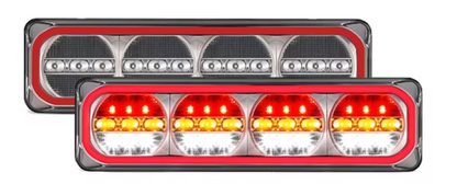 LED Autolamps 12/24V Stop/Tail/Seq-Ind - 385ARRMB