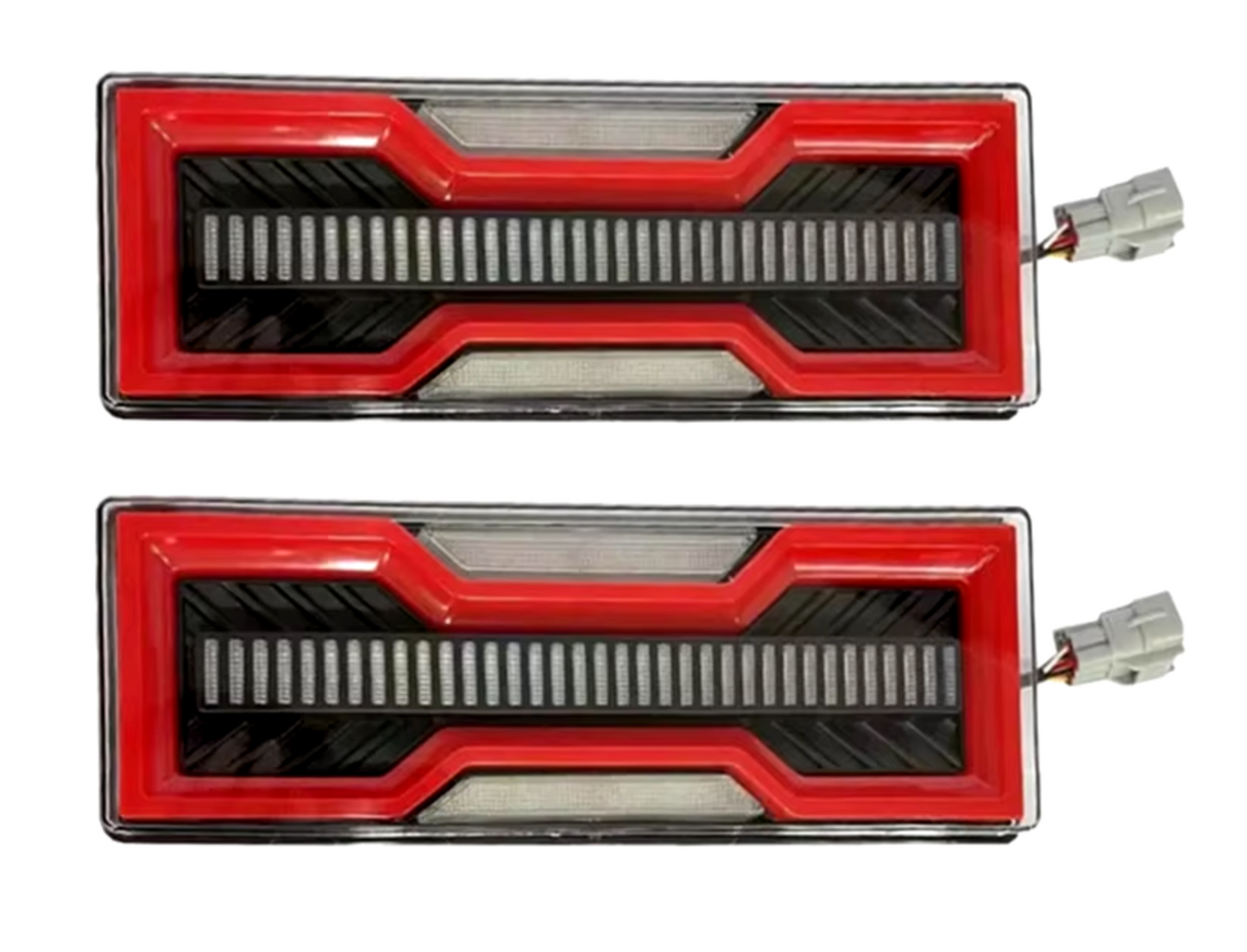 Pair of LED Tail Lights For Toyota Land Cruiser 79 LC79 Tub