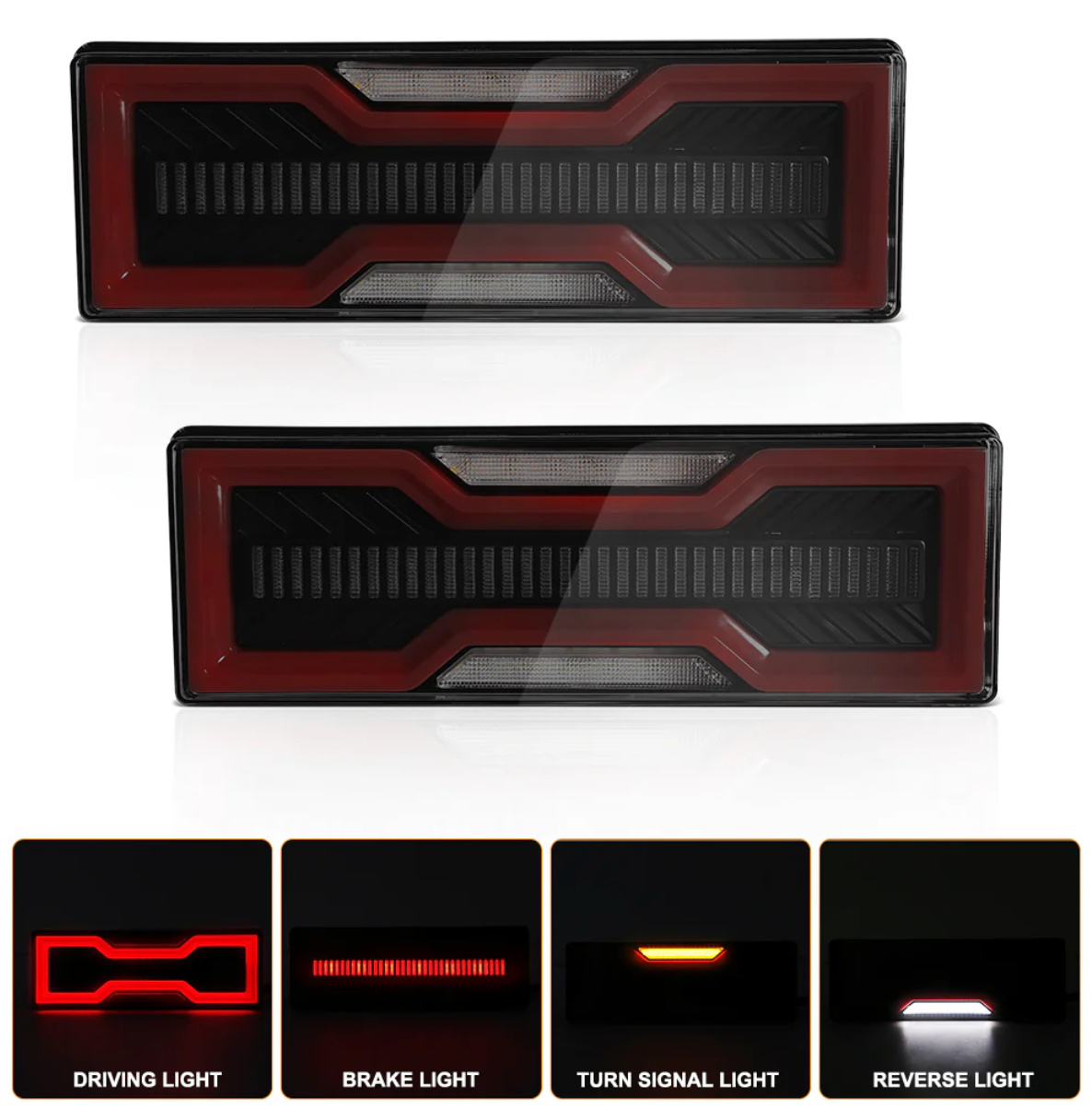 Toyota Land Cruiser 75 & 79 LC79 Tub LED tail lights