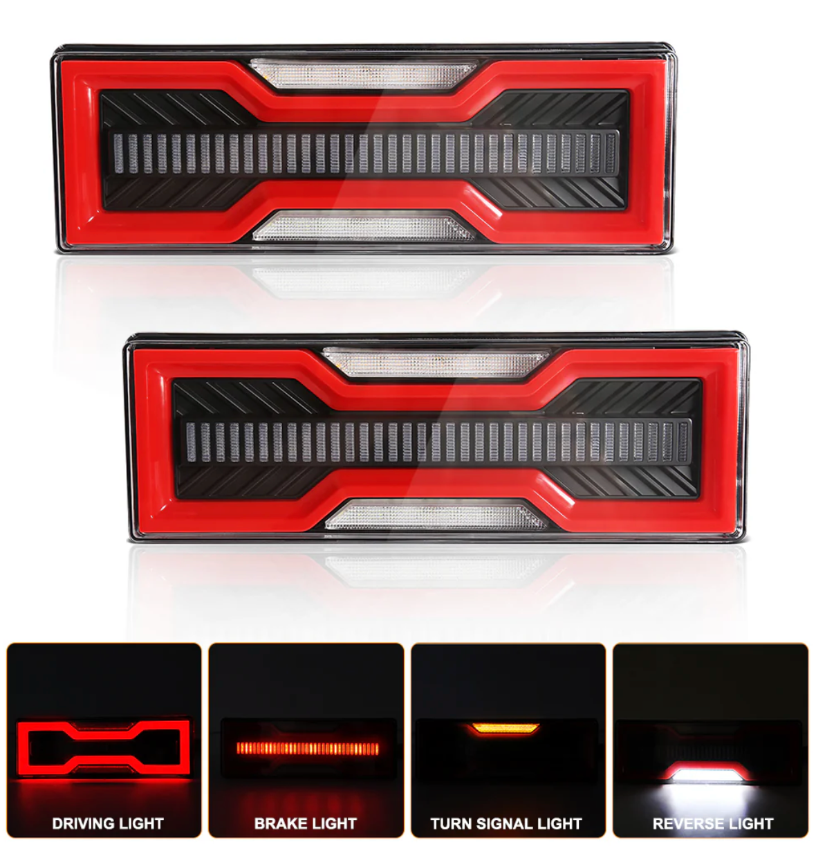 Toyota Land Cruiser 75 & 79 LC79 Tub LED tail lights