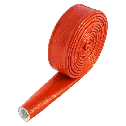 HEATSHIELD FIRE SHIELD SLEEVING RED 1 1/2" X 1M