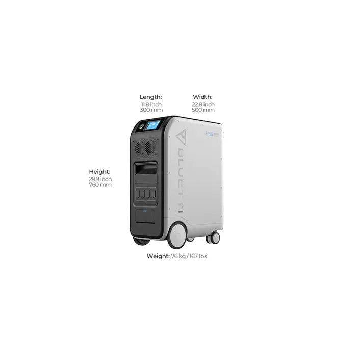 BLUETTI EP500 UPS HOME BACKUP POWER STATION | 2000W (4800W SURGE) 5100WH