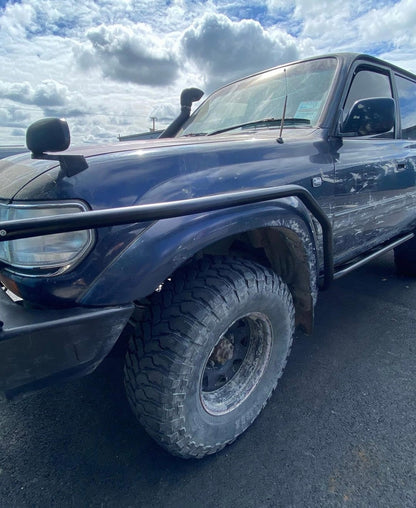 Rock slider, sidesteps, scrub bars