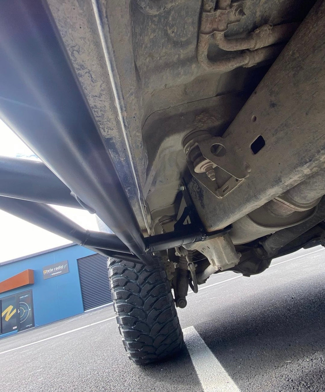 Rock slider, sidesteps, scrub bars