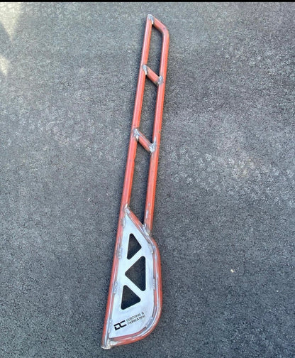 Rock slider, sidesteps, scrub bars
