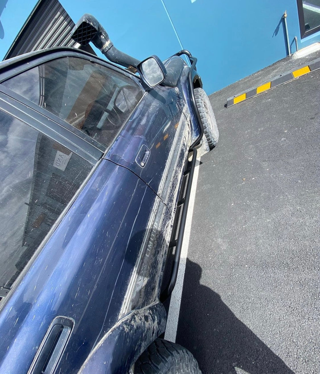 Rock slider, sidesteps, scrub bars
