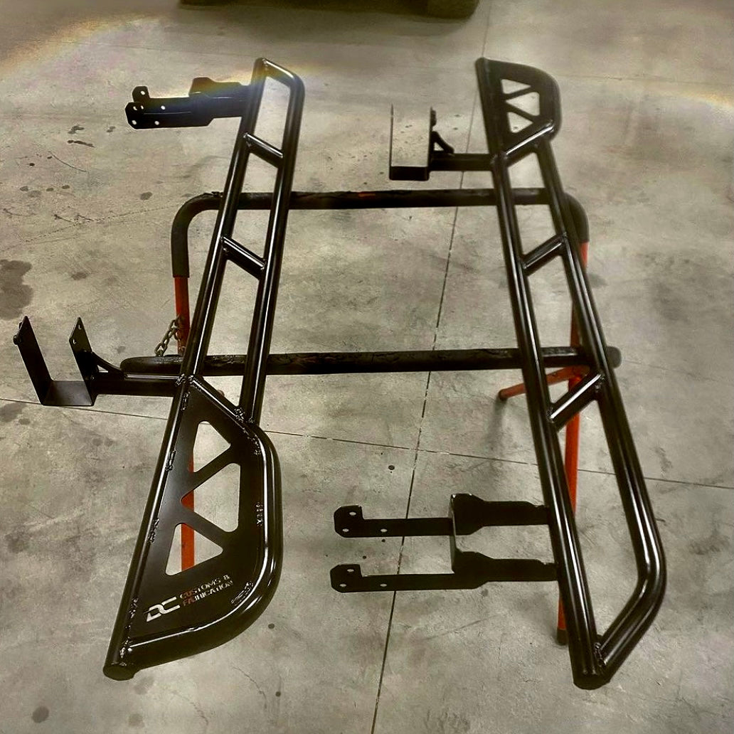 Rock slider, sidesteps, scrub bars