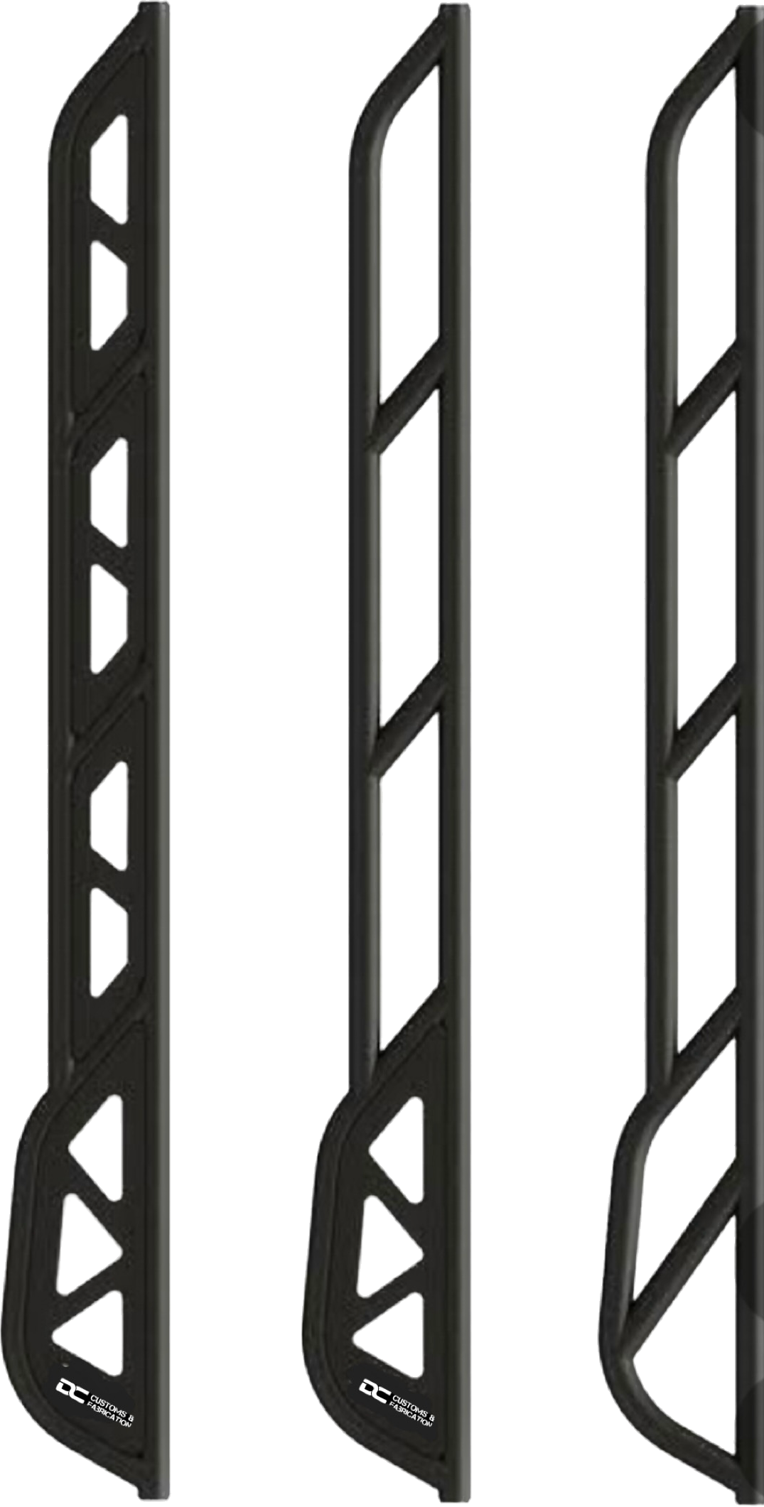 Rock slider, sidesteps, scrub bars